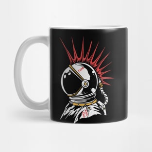 Retro Punk Rock Astronaut // Punk in Outer Space Mug